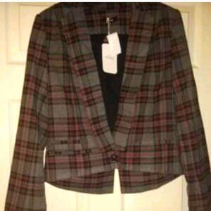 Plaid blazer